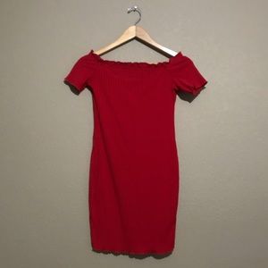 Off the shoulder dress